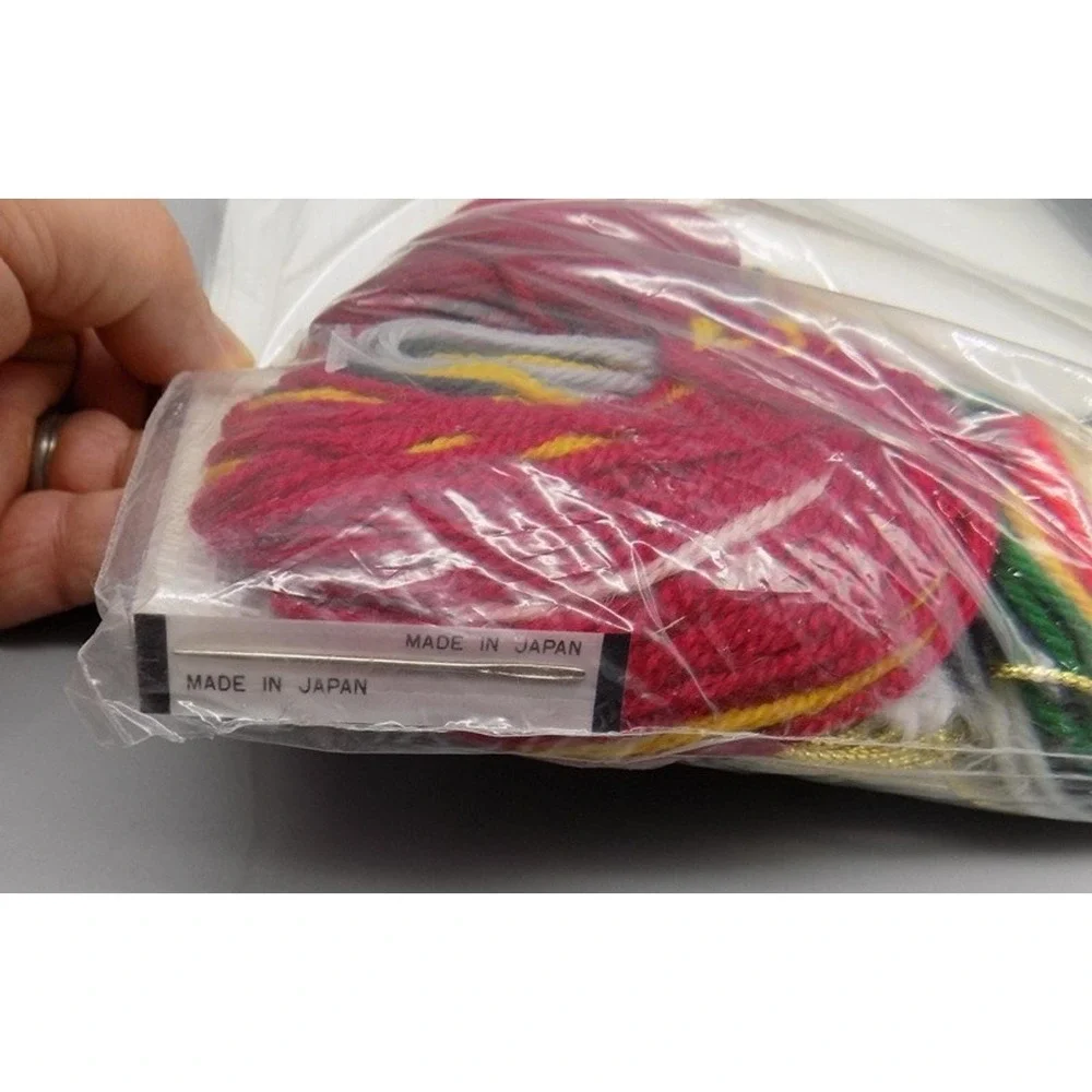 New Bucilla Ye Olde Santa Centerpiece Doorstop Kit Complete #61069 Needlepoint